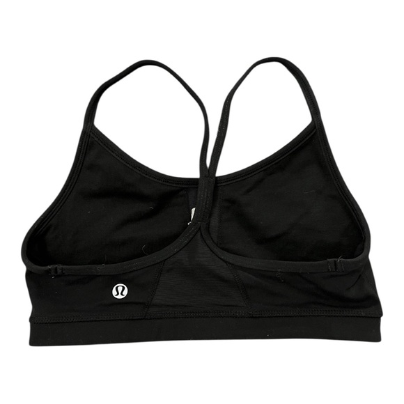 Lululemon Flow Y Sports Bra IV | Black | Size 4 - Picture 4 of 5